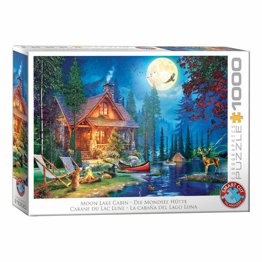 Eurographics Puzzle Seehaus am Moon Lake, 1000 Teile, 68 x 48 cm, 6000-6140