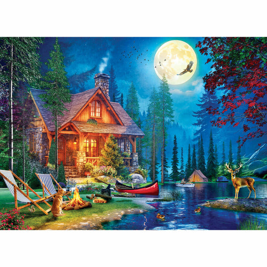 Eurographics Puzzle Seehaus am Moon Lake, 1000 Teile, 68 x 48 cm, 6000-6140