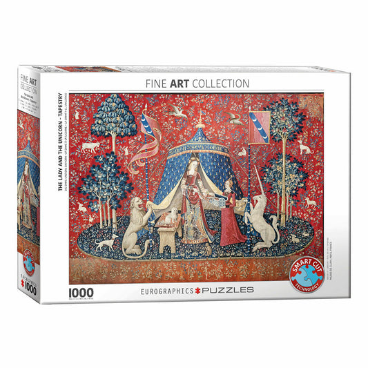 Eurographics Puzzle Die Adelige und das Einhorn, 1000 Teile, 68 x 48 cm, 6000-6171