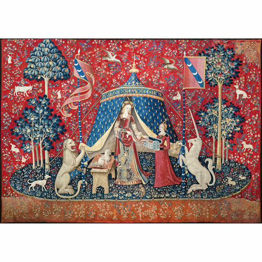 Eurographics Puzzle Die Adelige und das Einhorn, 1000 Teile, 68 x 48 cm, 6000-6171