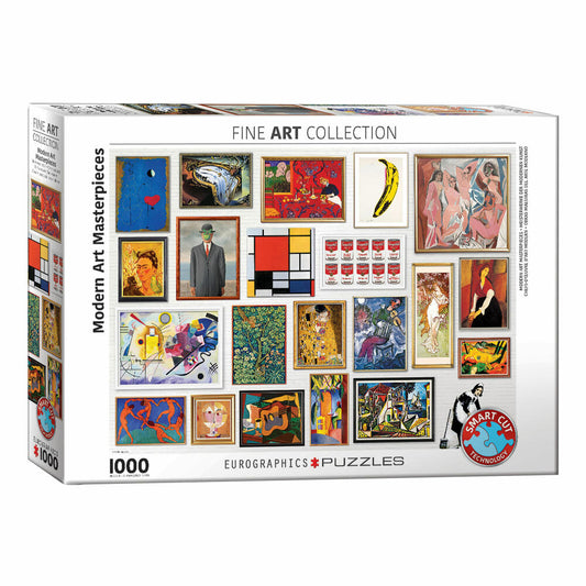 Eurographics Puzzle Meisterwerke der Modernen Kunst, 1000 Teile, 68 x 48 cm, 6000-6178