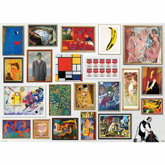 Eurographics Puzzle Meisterwerke der Modernen Kunst, 1000 Teile, 68 x 48 cm, 6000-6178