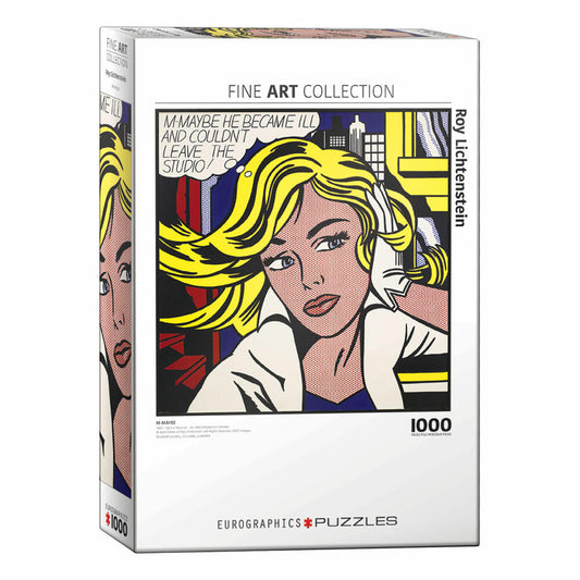 Eurographics Puzzle M-Maybe - Roy Lichtenstein, 1000 Teile, 63.5 x 63.5 cm, 6004-6192