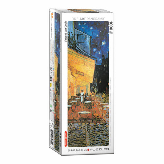 Eurographics Panorama-Puzzle Nachtcafé - Vincent van Gogh, 1000 Teile, 32 x 96 cm, 6010-2301