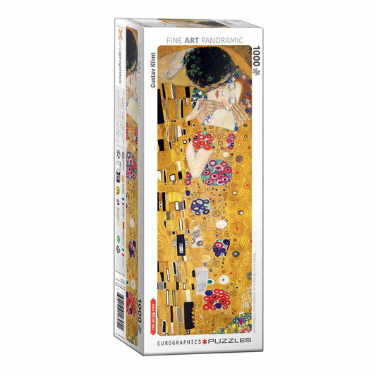 Eurographics Panorama-Puzzle Der Kuss - Gustav Klimt, 1000 Teile, 32 x 96 cm, 6010-2305