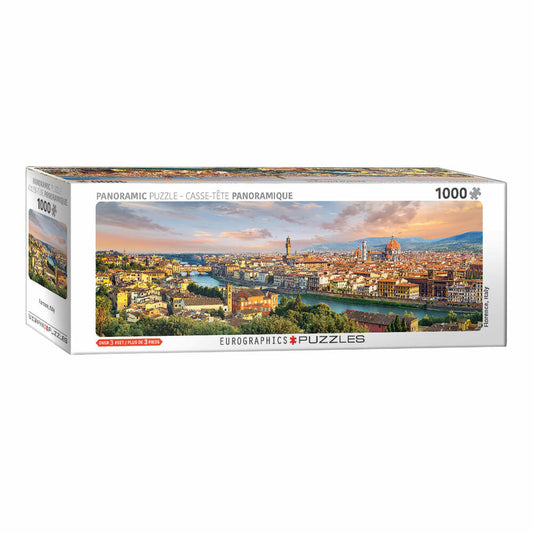 Eurographics Panorama-Puzzle Florenz - Italien, 1000 Teile, 32 x 96 cm, 6010-6112