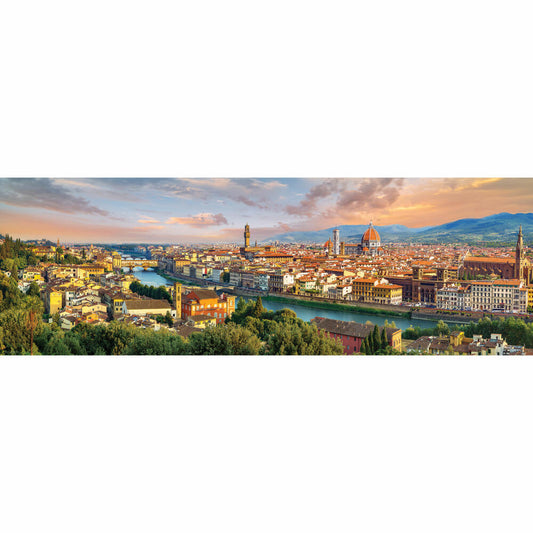 Eurographics Panorama-Puzzle Florenz - Italien, 1000 Teile, 32 x 96 cm, 6010-6112