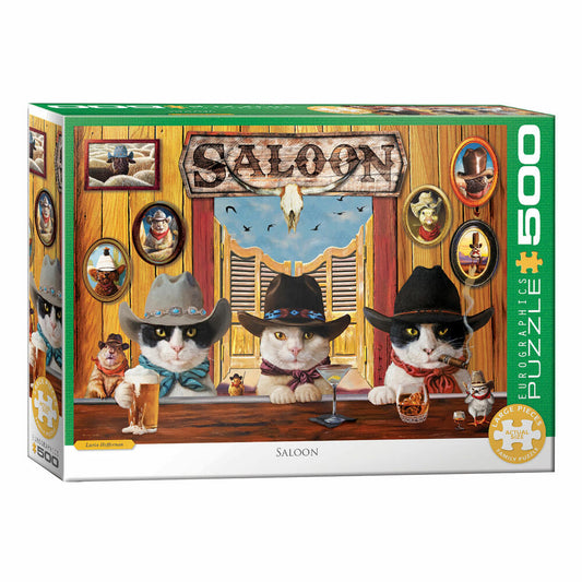 Eurographics Puzzle Saloon - Lucia Heffernan, 500 Teile, 68 x 48 cm, 6500-6052