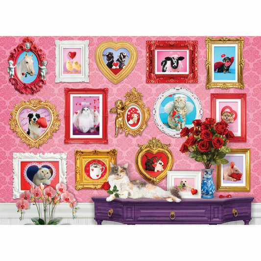 Eurographics Puzzle Aus Liebe zu Tieren, 500 Teile, 68 x 48 cm, 6500-6094