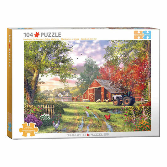 Eurographics Puzzle Bauernhof, 104 Teile, 36 x 26 cm, 6704-0715