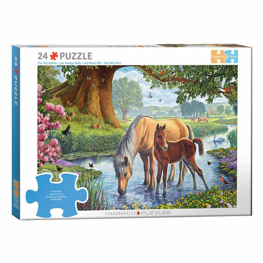 Eurographics Puzzle Ponies, 24 Teile, 36 x 26 cm, 6724-0976