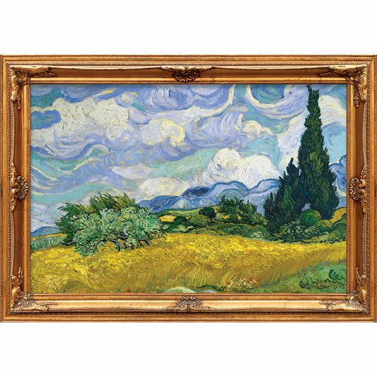 Eurographics Puzzle Weizenfeld - Vincent van Gogh, 24 Teile, 36 x 26 cm, 6724-5307