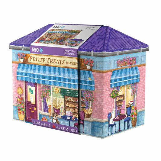 Eurographics Puzzle in Blechdose Bäckerei, 550 Teile, 33 x 48 cm, 8551-5996