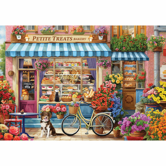 Eurographics Puzzle in Blechdose Bäckerei, 550 Teile, 33 x 48 cm, 8551-5996