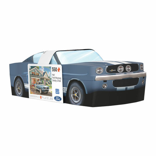 Eurographics Puzzle in Blechdose Ford Mustang Shelby GT500 von 1967, 550 Teile, 33 x 48 cm, 8551-6050