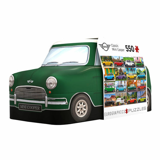 Eurographics Puzzle in Blechdose Klassischer Mini Cooper, 550 Teile, 33 x 48 cm, 8551-6089