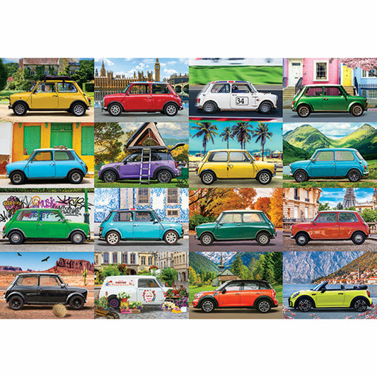 Eurographics Puzzle in Blechdose Klassischer Mini Cooper, 550 Teile, 33 x 48 cm, 8551-6089