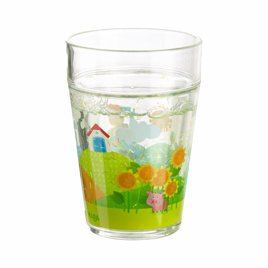 HABA Glitzerbecher Traktor, Becher, Kinderbecher, Kinder, 150 ml, 2011680001