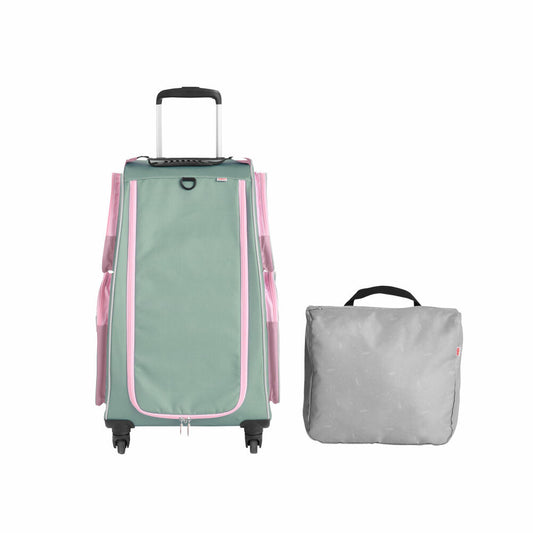 HABA Schranktrolley 4 Rollen, Koffer, Trolley, Reisekoffer, Reisetasche, Salbei, 2012724002
