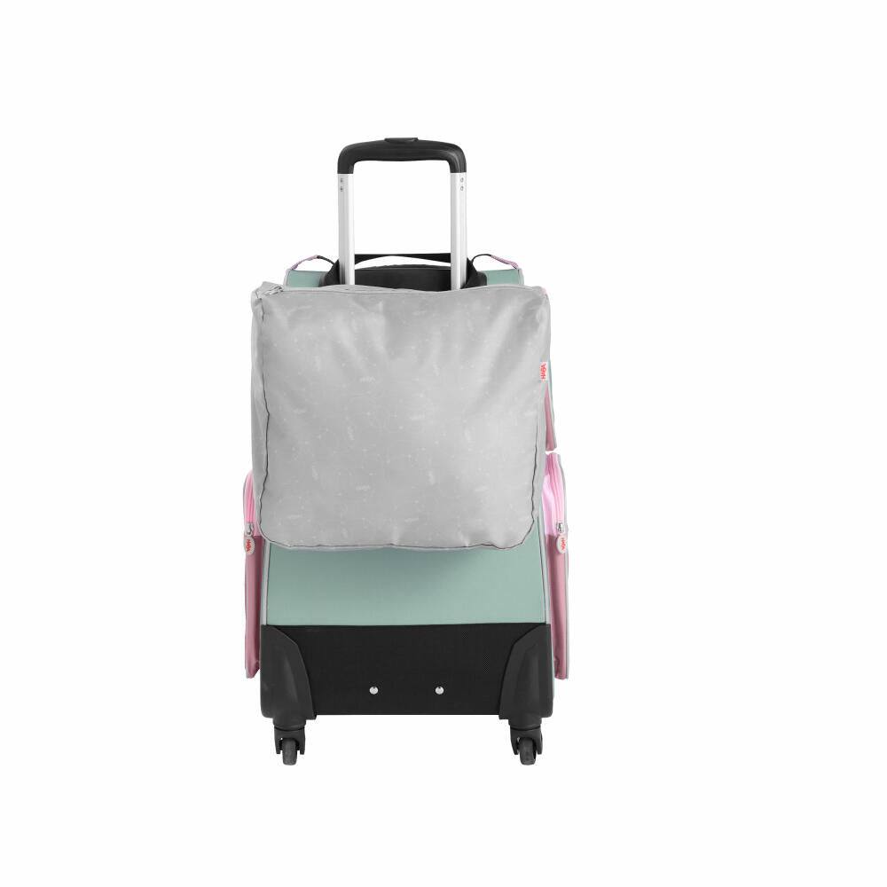 HABA Schranktrolley 4 Rollen, Koffer, Trolley, Reisekoffer, Reisetasche, Salbei, 2012724002