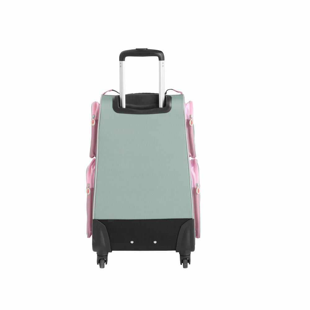 HABA Schranktrolley 4 Rollen, Koffer, Trolley, Reisekoffer, Reisetasche, Salbei, 2012724002