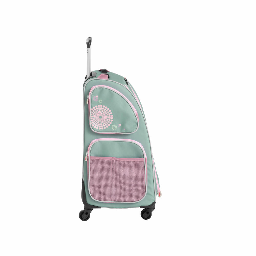 HABA Schranktrolley 4 Rollen, Koffer, Trolley, Reisekoffer, Reisetasche, Salbei, 2012724002