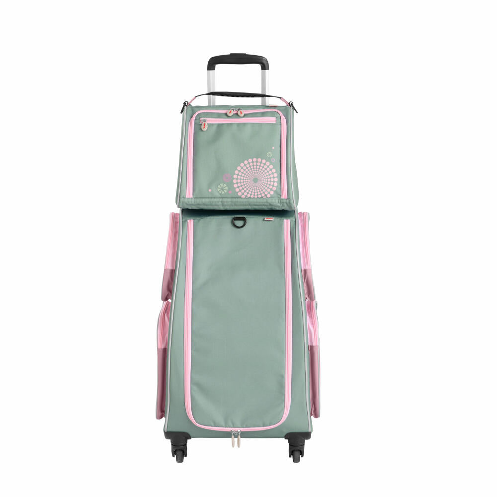 HABA Schranktrolley 4 Rollen, Koffer, Trolley, Reisekoffer, Reisetasche, Salbei, 2012724002