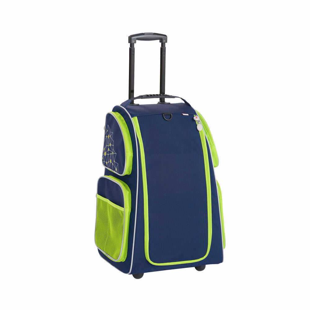 HABA Schranktrolley 2 Rollen, Koffer, Trolley, Reisekoffer, Reisetasche, Dunkelblau, 2012725001
