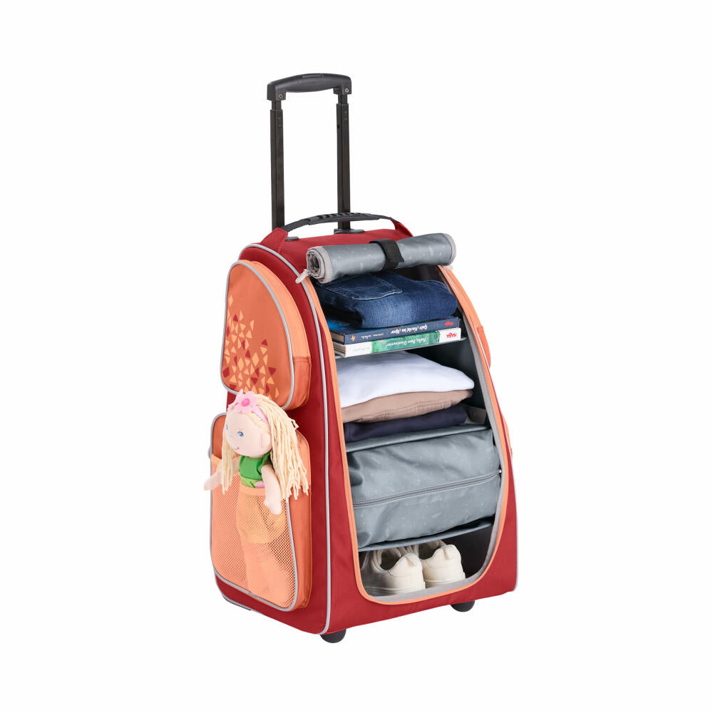 HABA Schranktrolley 2 Rollen, Koffer, Trolley, Reisekoffer, Reisetasche, Apricot, 2012725002