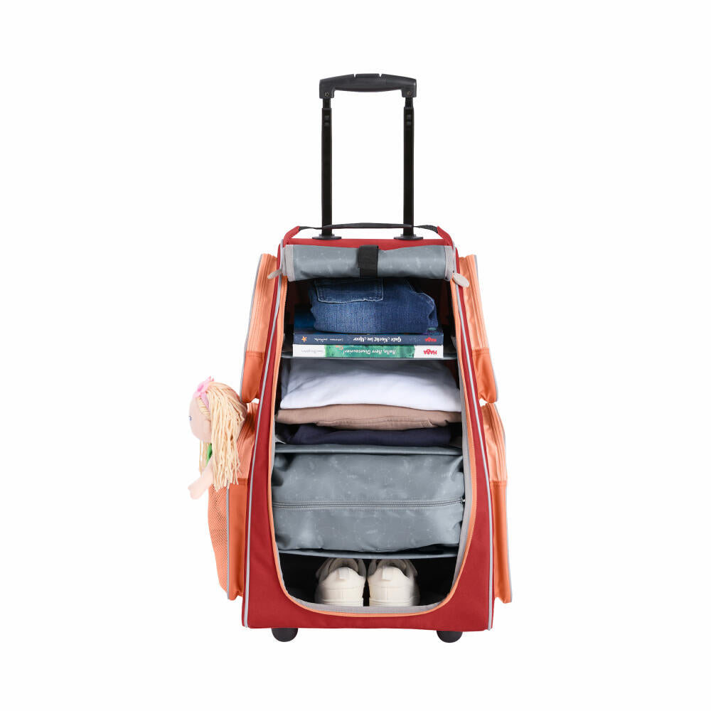 HABA Schranktrolley 2 Rollen, Koffer, Trolley, Reisekoffer, Reisetasche, Apricot, 2012725002