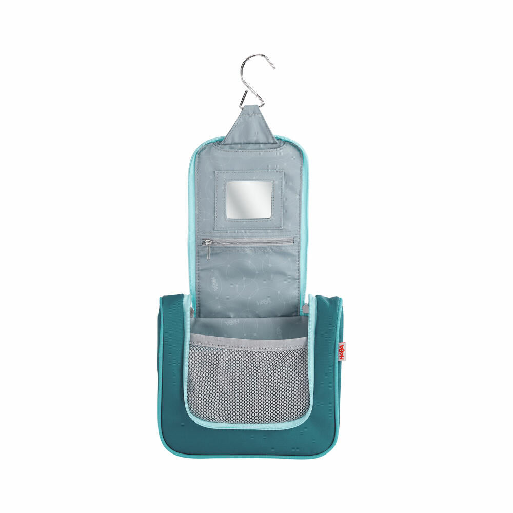 HABA Kulturbeutel, Waschtasche, Kulturtasche, Kinder, Petrol, 2012726001
