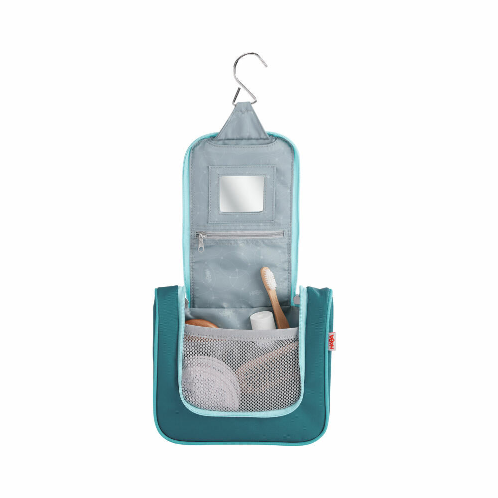 HABA Kulturbeutel, Waschtasche, Kulturtasche, Kinder, Petrol, 2012726001