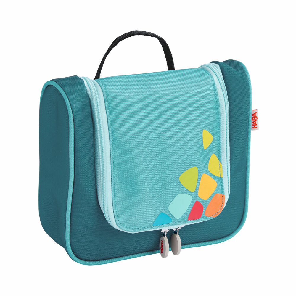 HABA Kulturbeutel, Waschtasche, Kulturtasche, Kinder, Petrol, 2012726001