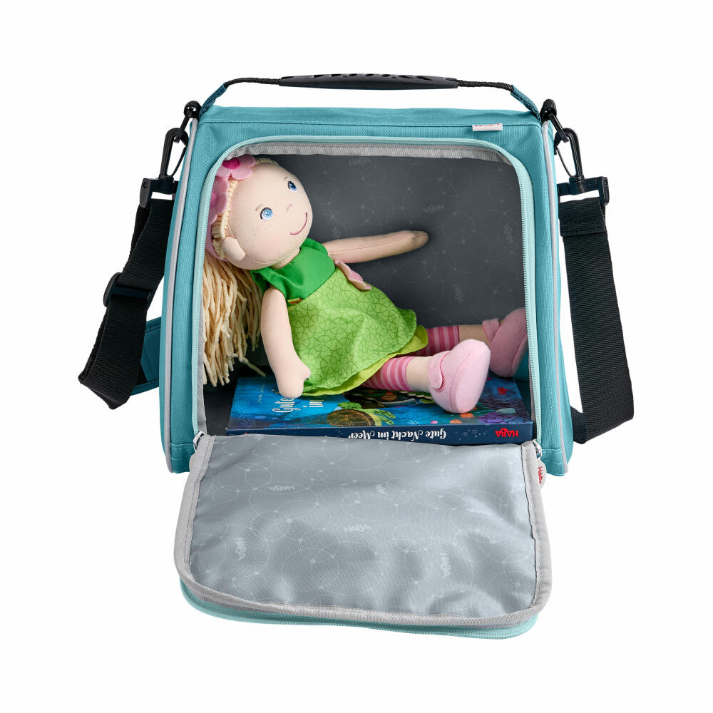 HABA Trolleytasche, Tasche für Koffer, Reisetasche, Kinder, Salbei, 2012727001