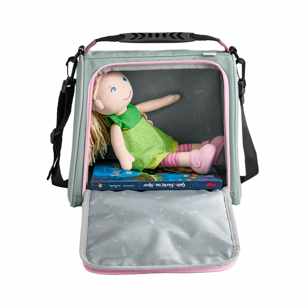 HABA Trolleytasche, Tasche für Koffer, Reisetasche, Kinder, Petrol, 2012727002