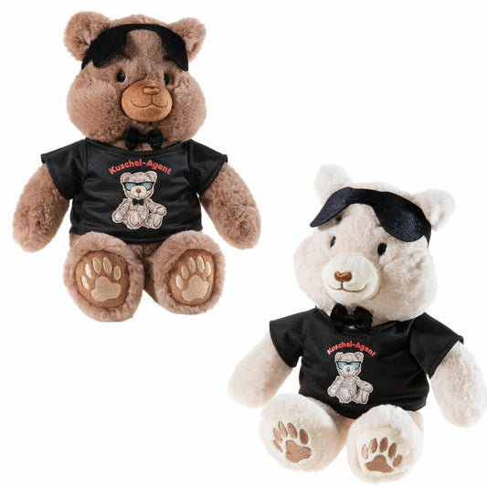 Heunec Agentenbären Mr. Cool & Mrs. Even Cooler, Teddybär, Kuscheltier, Plüschtier, Stofftier, 141575