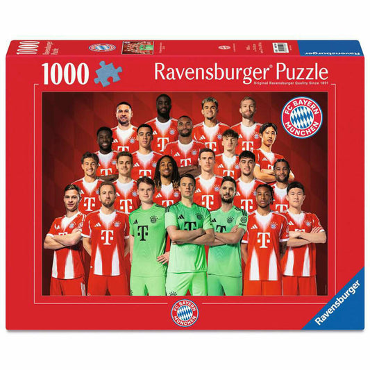 Ravensburger FC Bayern München Saison 2025/2026, Puzzle, Erwachsenenpuzzle, 1000 Teile, 12001506