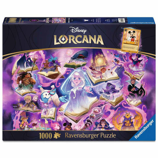 Ravensburger Disney Lorcana Glimmers of the Realm: Amethyst, Puzzle, Erwachsenenpuzzle, 1000 Teile, 12001622