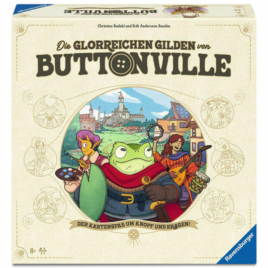Ravensburger Die glorreichen Gilden von Buttonville, Kartenspiel, Familienspiel, ab 8 Jahren, 24783