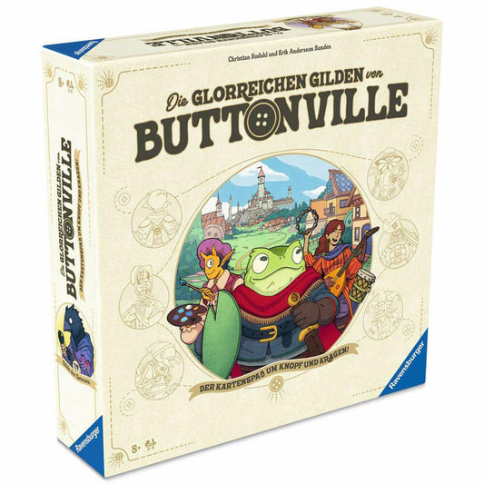 Ravensburger Die glorreichen Gilden von Buttonville, Kartenspiel, Familienspiel, ab 8 Jahren, 24783