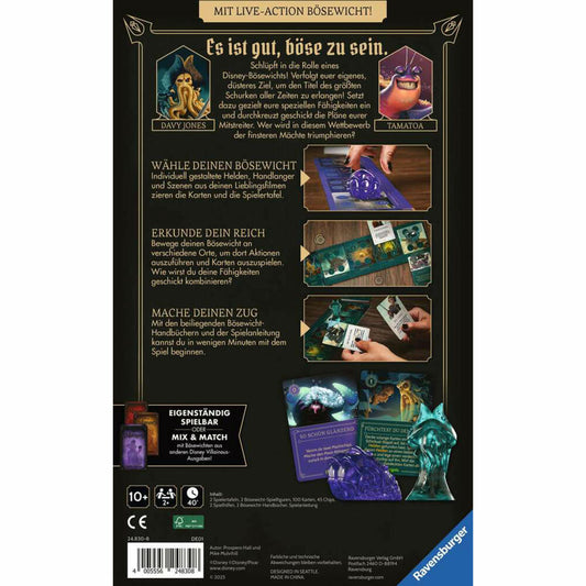 Ravensburger Disney Villainous: 7, Erweiterung, Gesellschaftsspiel, Brettspiel, ab 10 Jahren, 24830