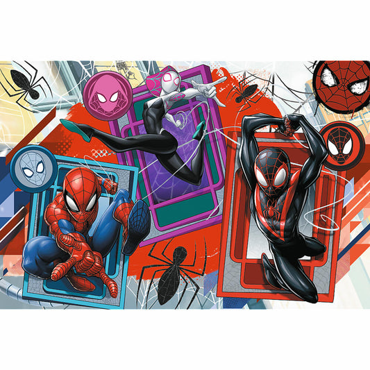 Trefl Maxi Puzzle Spiderman, Kinderpuzzle, Kinder, 24 Teile, 60 x 40 cm, 14366