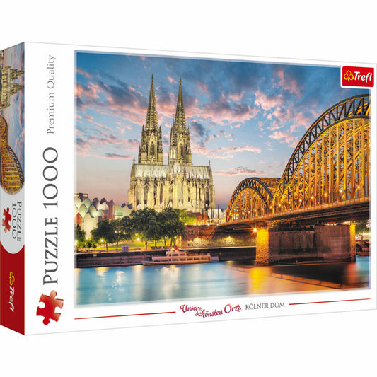 Trefl Puzzle Kölner Dom, 1000 Teile, 68 x 48 cm, 93546