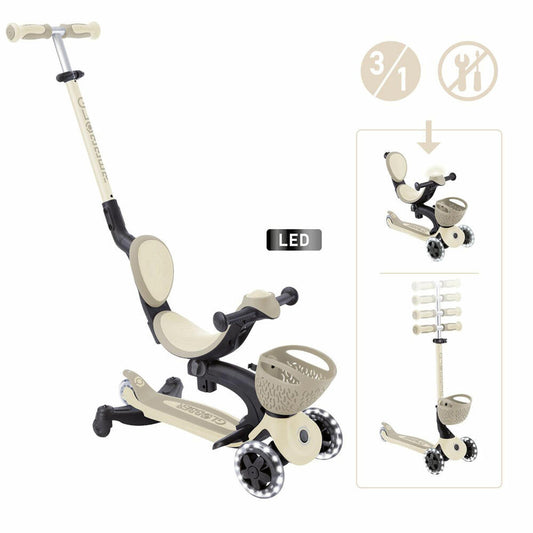 GLOBBER GO-UP BABY 360 LIGHTS, taupe, 844-466