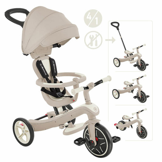 GLOBBER EXPLORER TRIKE 4in1 ECO, kokos w, 637-566