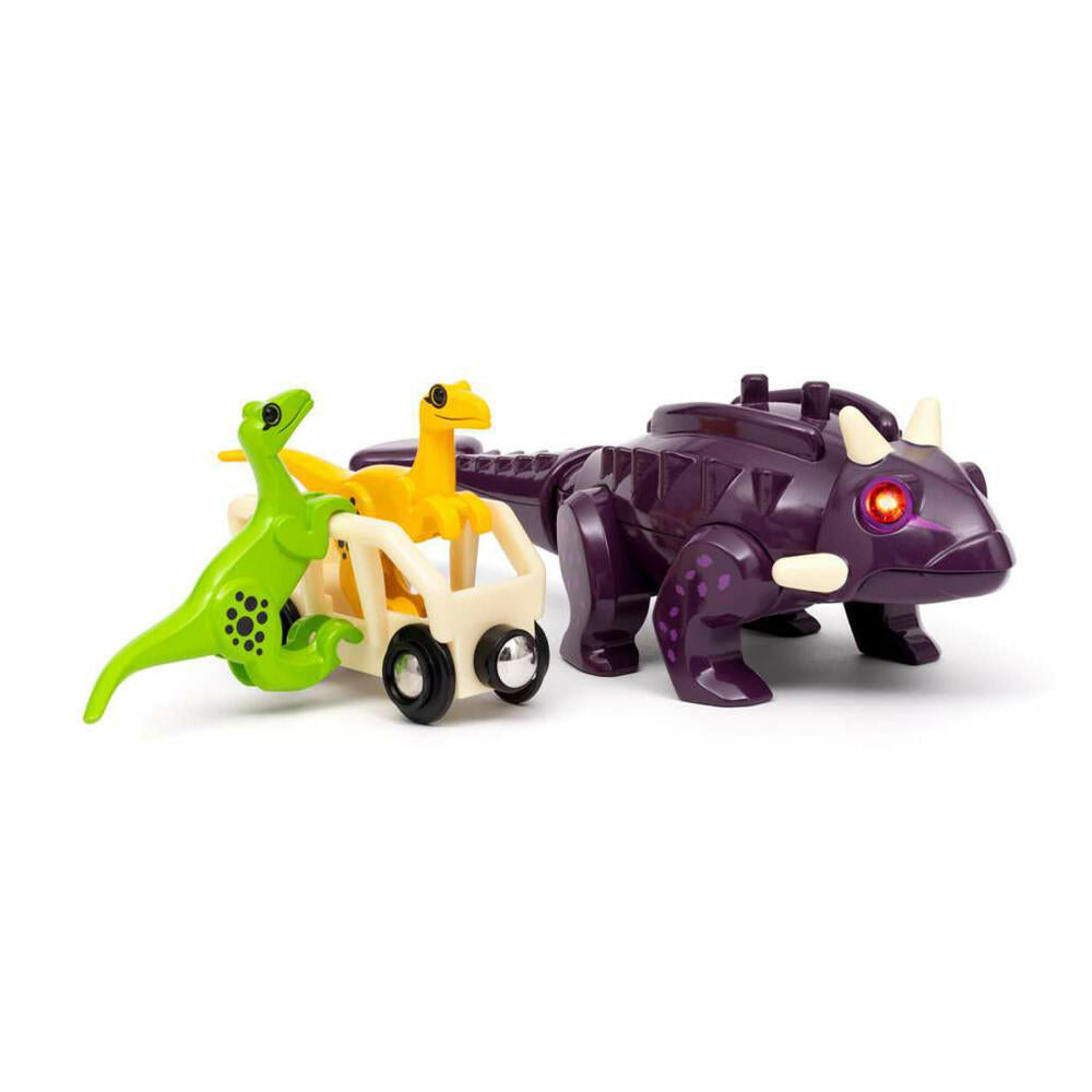 BRIO World Dinosaurier Ankylosaurus, Zubehör, Holzeisenbahn, ab 3 Jahren, 63608200