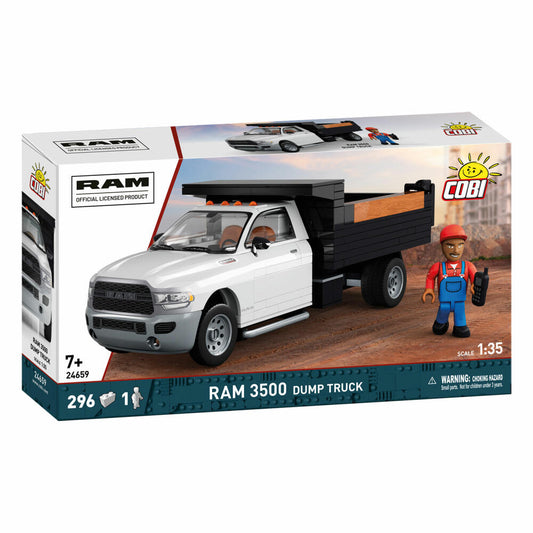 Cobi Klemmbaustein-Set RAM 3500 Dump Truck, 296 Teile, 24659