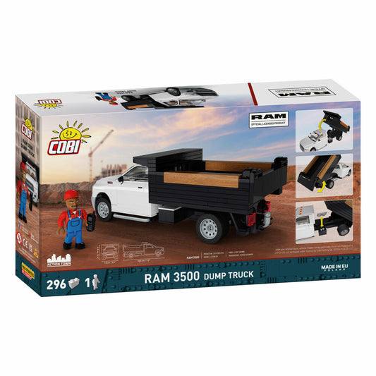 Cobi Klemmbaustein-Set RAM 3500 Dump Truck, 296 Teile, 24659