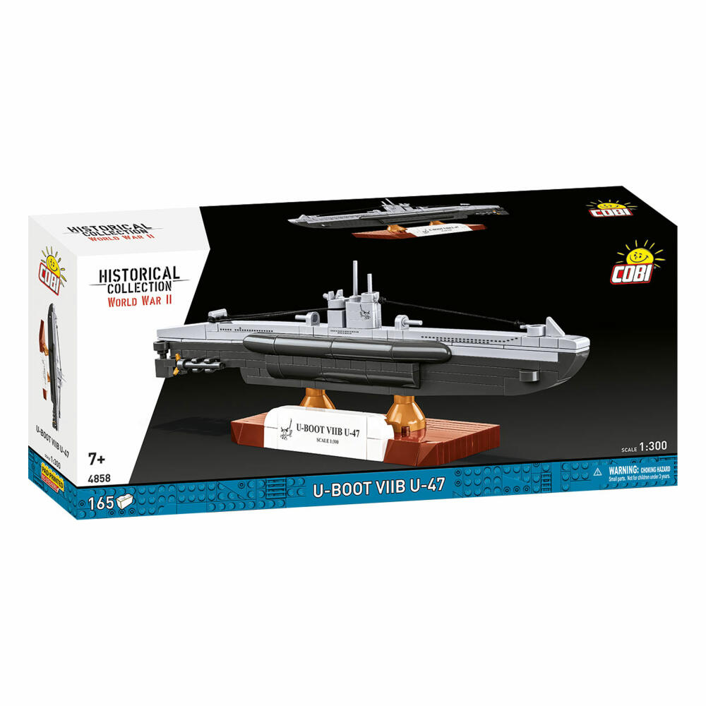 Cobi Klemmbaustein-Set U-Boot U-47, 165 Teile, 4858
