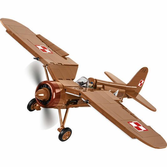 Cobi Klemmbaustein-Set PZL P.11c, Flugzeug, WW2, 320 Teile, COBI-5742